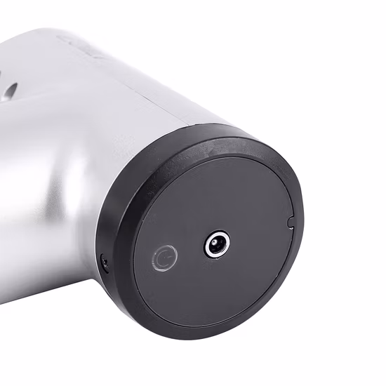 フィットネスフルボディプロマッサージガン 4 ヘッドハンドヘルドポータブル筋膜マッサージャーコードレス高